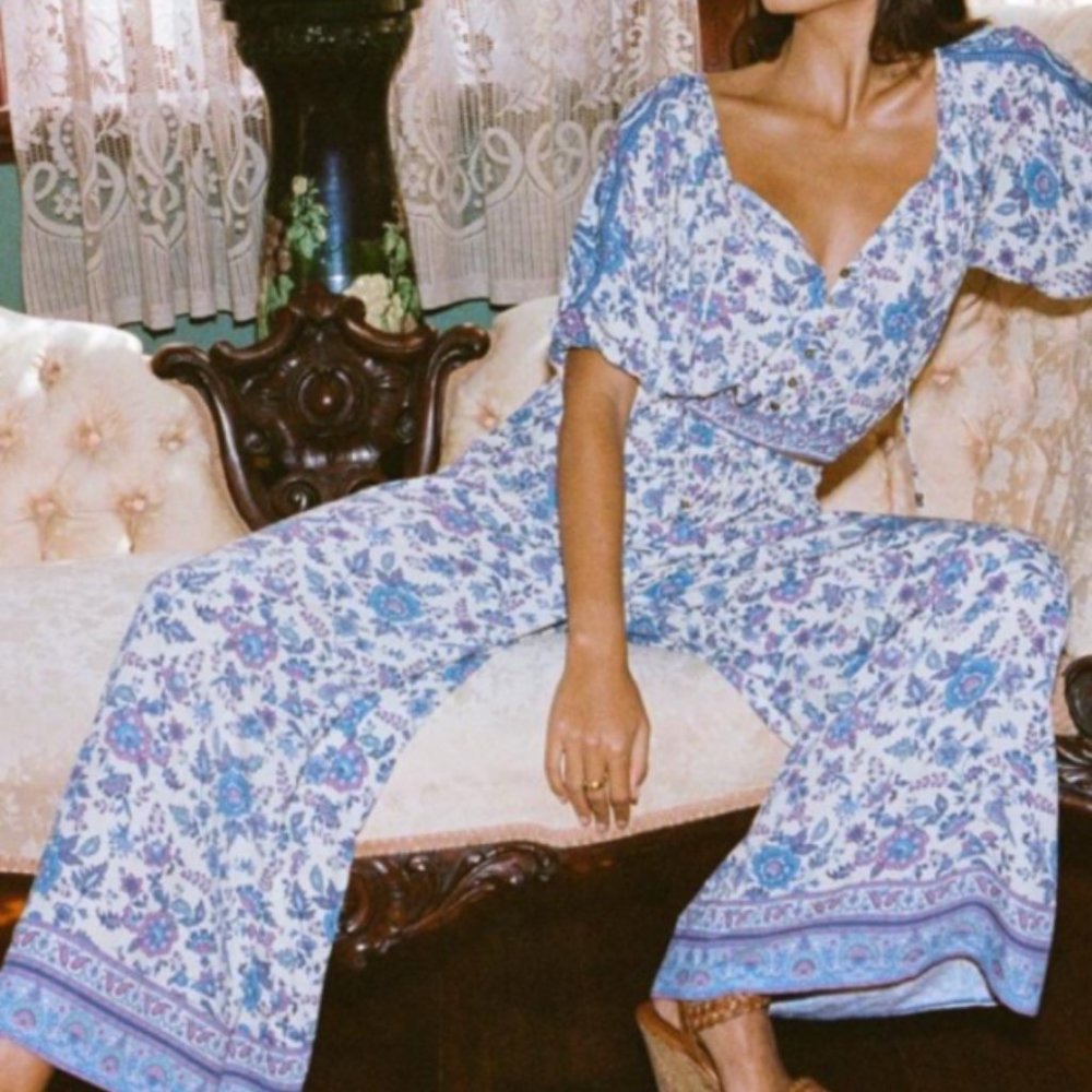 Spell Folk Song Wide Leg Pants - Picture 3 of 5